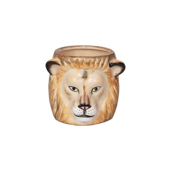 Cachepot Cabeça De Leão
