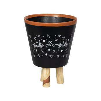 Cachepot Unit Pt15 Com Tripé
