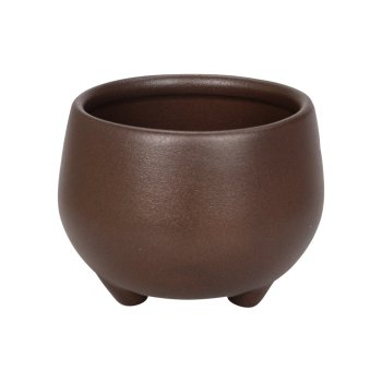 Vaso Eletrostático Bojudo Tripé Ouro Velho